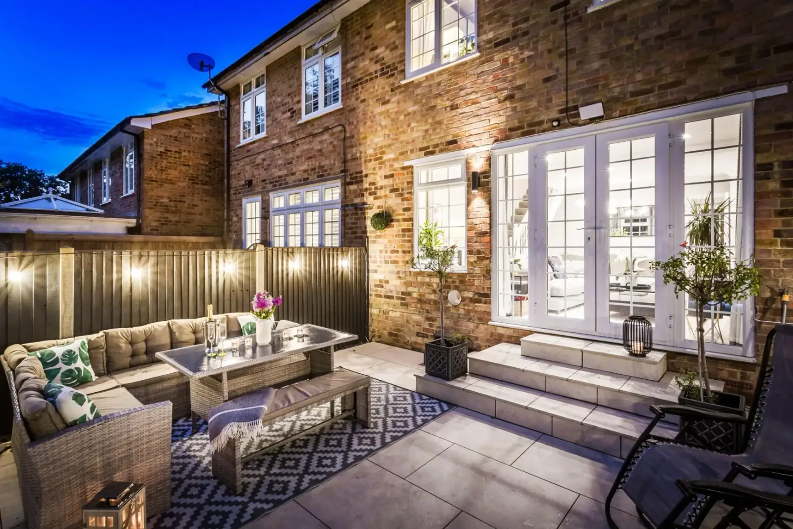 Parkwood Close, a Kings Estates lettings instruction in Tunbridge Wells, photographed at twilight