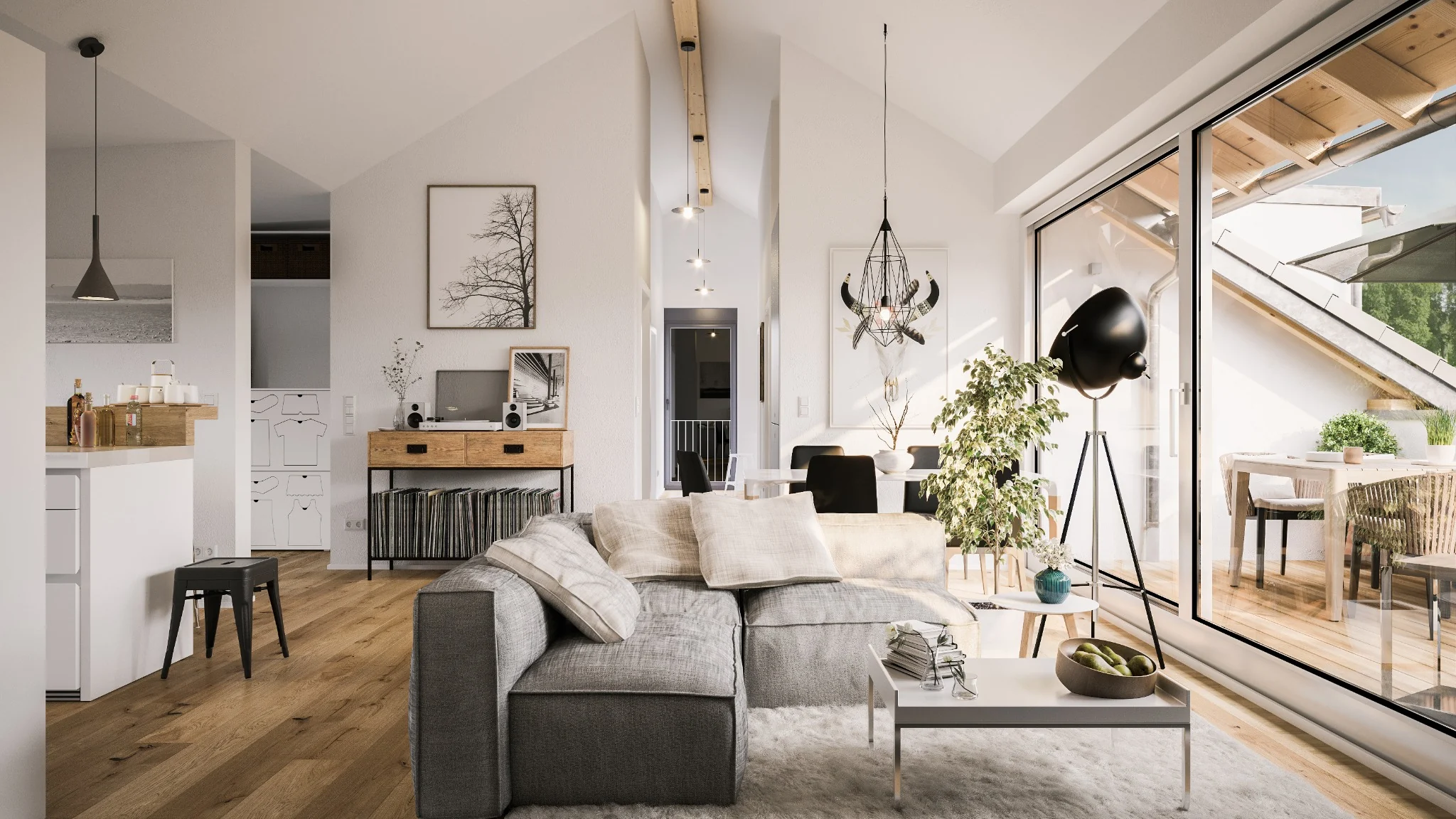A light-filled period interior in a Tunbridge Wells home